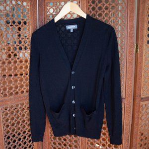 Black Merino Wool Bonobos Cardigan